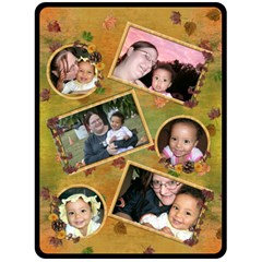 autumn blanket - 80 x 56 Fleece Blanket (Large) autumn blanket - 80 x 56 Fleece Blanket (Large)