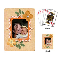 orange cards - Playing Cards Single Design (Rectangle) orange cards - Playing Cards Single Design (Rectangle)