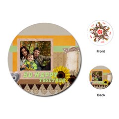 family - Playing Cards Single Design (Round)