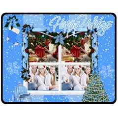 MERRY CHRISTMAS - 60  x 50  Fleece Blanket (Medium)