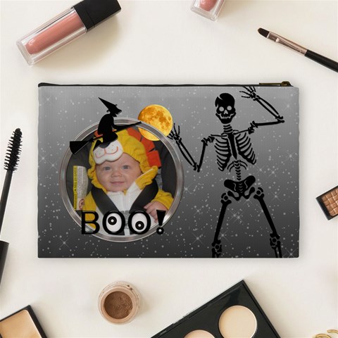 Halloween Large Cosmetic Bag By Lil Back