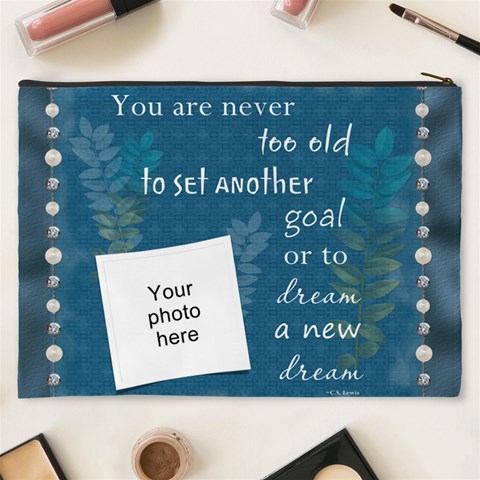 Never Too Old Xxxl Cosmetic Bag By Lil Back