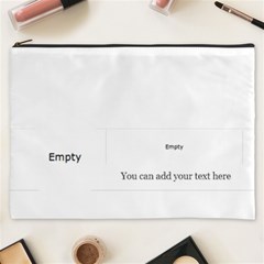 Cosmetic Bag (XXXL) - B/W - Live Laugh Love Cosmetic Bag (XXXL) - B/W - Live Laugh Love