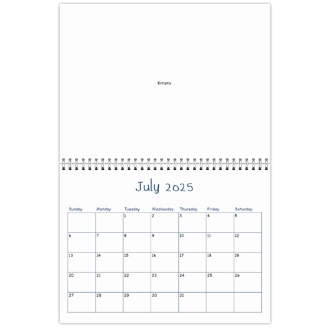 Year Review Calendar 2025 By Zornitza Jul 2025