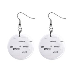 Remember When Santa Christmas button earrings - Mini Button Earrings