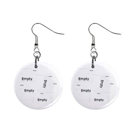 Remember When Elf Christmas Button Earrings By Ellan Front