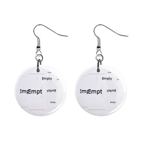 Remember When Santa Christmas No Frame Left Button Earrings By Ellan Front