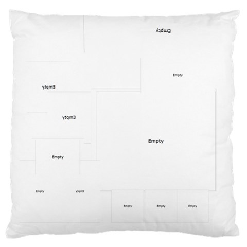 So Happy Gold Scene Large Cushion Case By Ellan Front