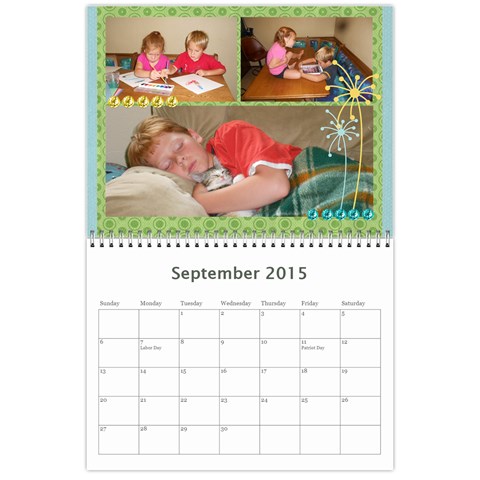 2015 New Calendar 5 By Martha Meier Sep 2015