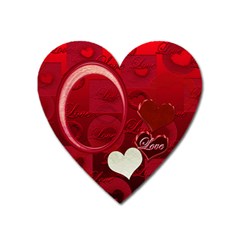 I Heart You Red Heart Magnet