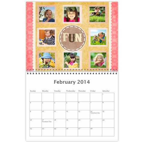 Year Calendar By C1 Feb 2014