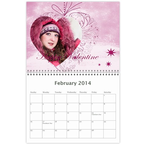 Year Calendar By C1 Feb 2014