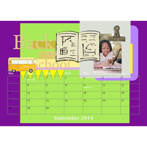 Year Of Calendar By C1 Sep 2014