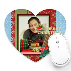 christmas - Heart Mousepad