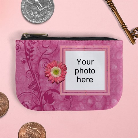 Pink Mini Coin Purse By Lil Front