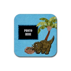 Prehistoric Coaster 3 - Rubber Coaster (Square) Prehistoric Coaster 3 - Rubber Coaster (Square)