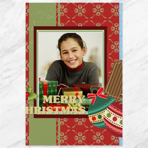 Merry Christmas By Merry Christmas 11.88 x17.36  Canvas - 1
