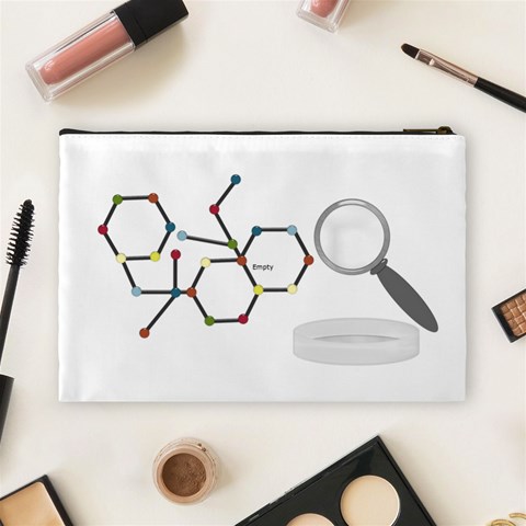 Learn Discover Explore Large Cosmetic Bag By Lisa Minor Back