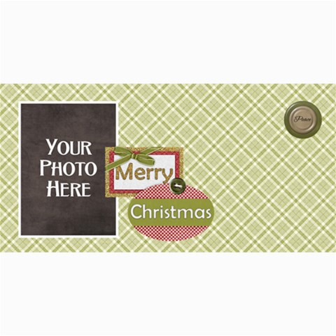 Peace Joy Love Card 1 By Lisa Minor 8 x4  Photo Card - 1