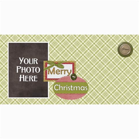 Peace Joy Love Card 1 By Lisa Minor 8 x4  Photo Card - 3
