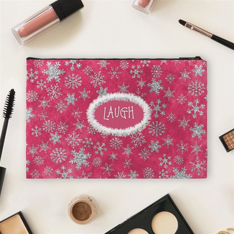 365 December Large Cosmetic Bag By Lisa Minor Back