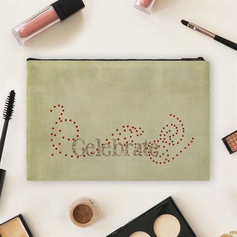 And To All A Good Night Cosmetic Bag By Lisa Minor Back