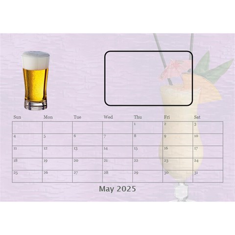 Happy Hour Desktop Calendar By Lil May 2025