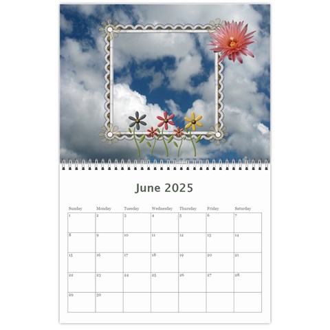 Sunset Pretty Calendar (12 Month) By Lil Jun 2025