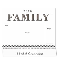Family Pretty 12 month Calendar - Wall Calendar 11 x 8.5 (12-Months) Family Pretty 12 month Calendar - Wall Calendar 11 x 8.5 (12-Months)