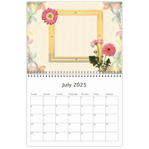 Pretty Calendar Jul 2025