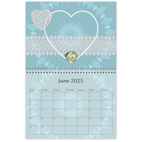 Pink And Blue Calendar By Lil Jun 2025
