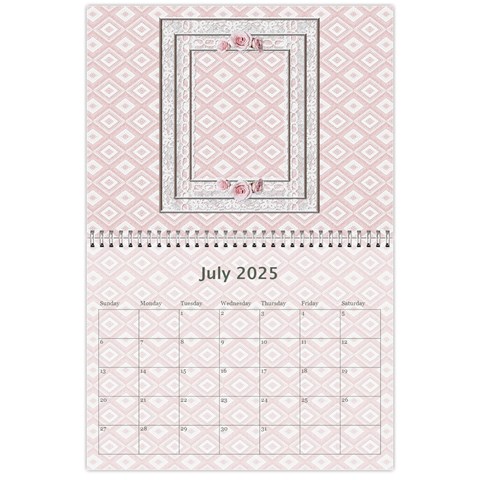 Pink And Blue Calendar By Lil Jul 2025