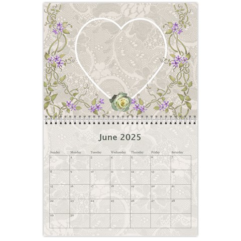 Pretty Lace Calendar (12 Month) By Lil Jun 2025