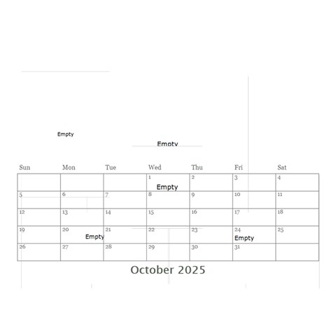 Love, Calendar 2025 By Ki Ki Oct 2025