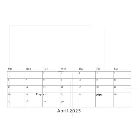 Love, Calendar 2025 By Ki Ki Apr 2025