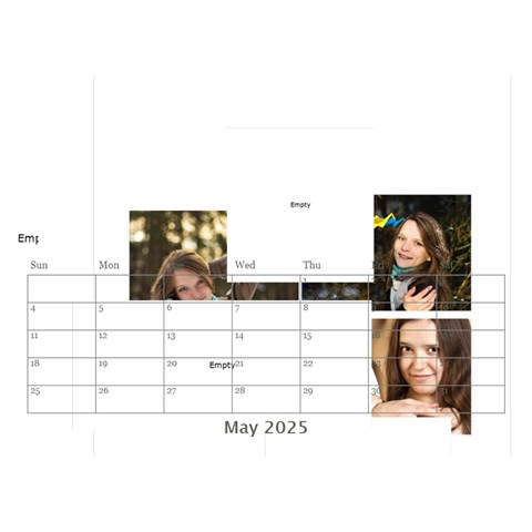 Love, Calendar 2025 By Ki Ki May 2025