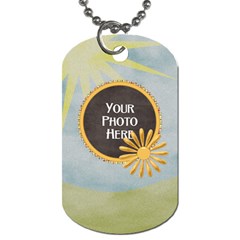 At the Park 1 sided Dog tag 2 - Dog Tag (One Side)