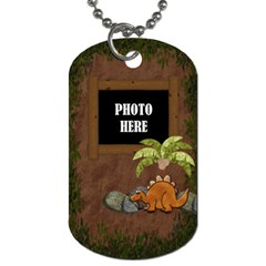 Prehistoric 2 sided Dog tag 1 - Dog Tag (Two Sides) Prehistoric 2 sided Dog tag 1 - Dog Tag (Two Sides)