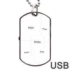 Pink Love Dog Tag Usb Flash 1 Side