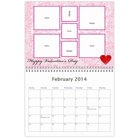Miller Calendar For 2014 By Anna Feb 2014
