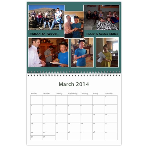 Miller Calendar For 2014 By Anna Mar 2014