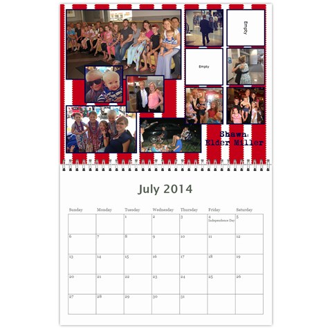 Miller Calendar For 2014 By Anna Jul 2014