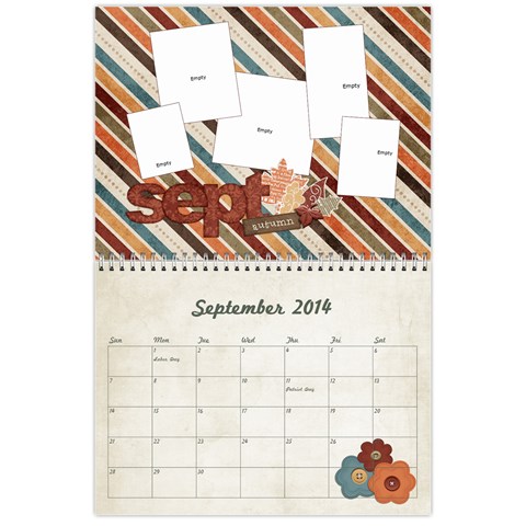 2014 Calendar By Jamie Kriegel Sep 2014