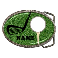 Golfer s Belt Buckle With Name