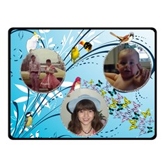 Birds and Butterflies Fleece Blanket - 50  x 40  Fleece Blanket (Small)