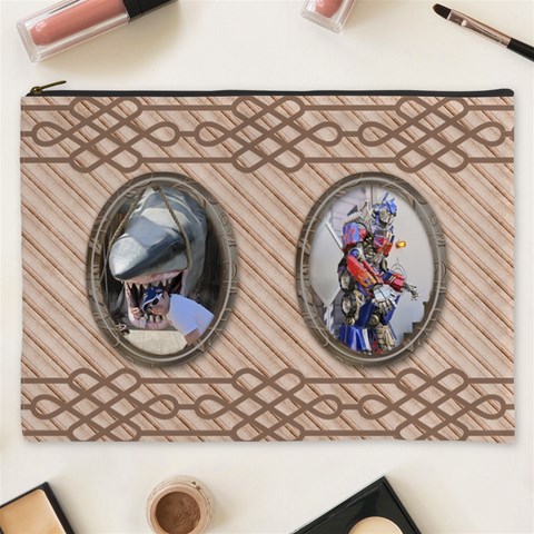 Choco Cosmetic Bag (xxxl) By Deborah Front