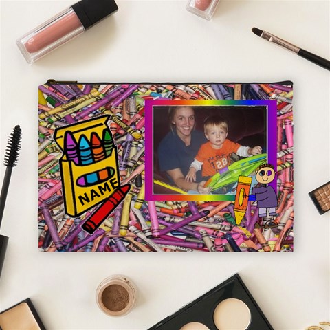 Crayon Large Storage Bag By Joy Johns Front