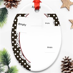 Red Hat Ladies_oval ornament 1 side - Ornament (Oval)