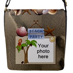Beach Flap Closure Small Messenger Bag