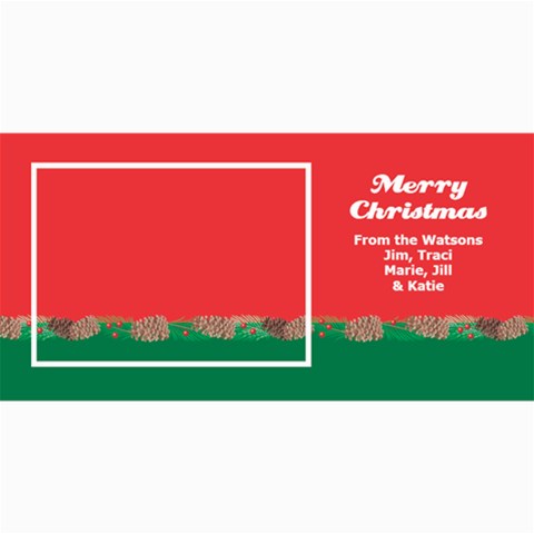 Winter Cardinals Card Two By One Of A Kind Design Studio 8 x4  Photo Card - 3